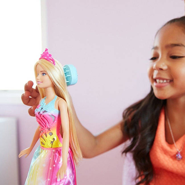 Mattel Barbie Dreamtopia Magiczne Włosy Księżniczki