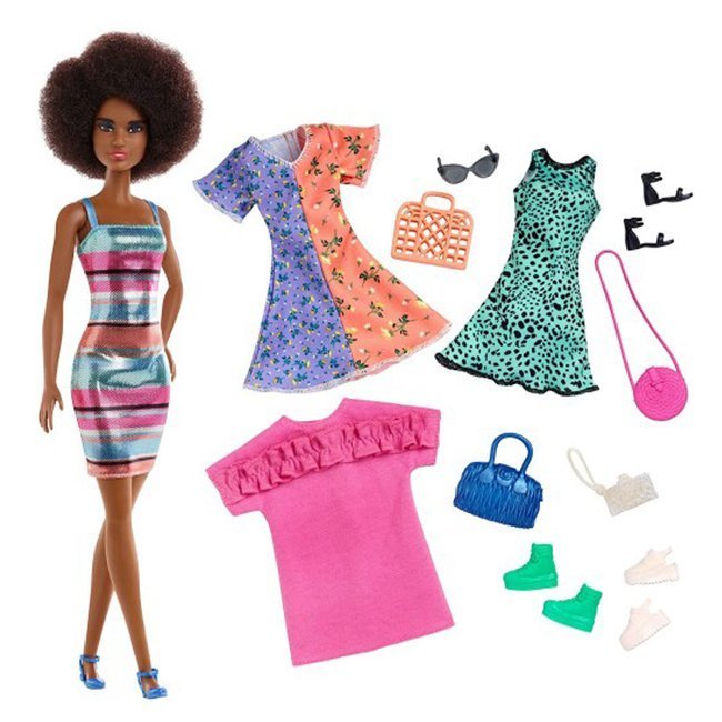 Mattel Barbie Fashionistats Party Fashion Afroamerykanka