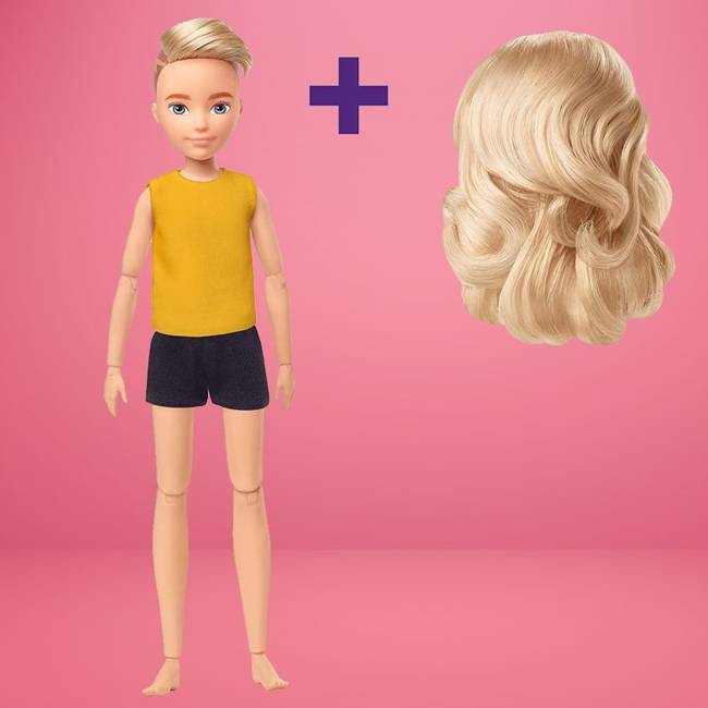 Mattel Barbie Kreatywny Zestaw Startowy  Lalka Włosy Blond