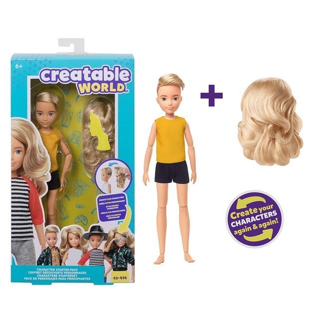 Mattel Barbie Kreatywny Zestaw Startowy  Lalka Włosy Blond