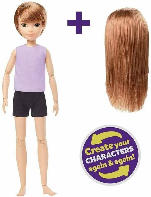 Mattel Barbie Kreatywny Zestaw Startowy  Lalka Włosy Miedziane