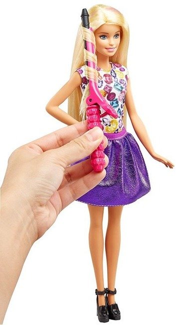 Mattel Barbie Lalka Modne Fryzury Fale i Loki 