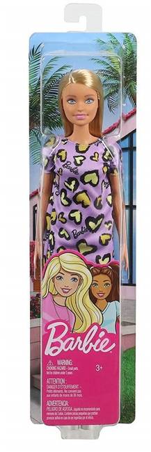Mattel Barbie Lalka Szykowna W Fioletowej Sukience