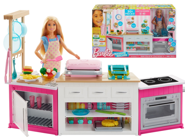 Mattel Barbie Zestaw Idealna Kuchnia Z Lalką 