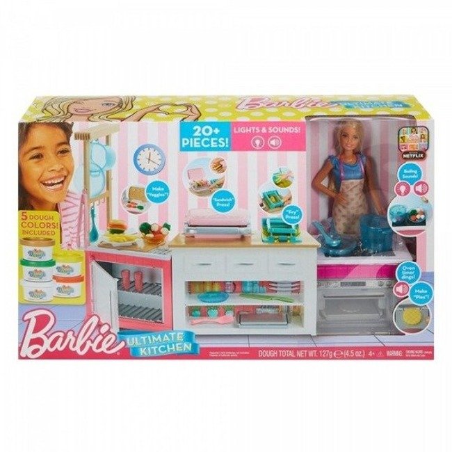 Mattel Barbie Zestaw Idealna Kuchnia Z Lalką 