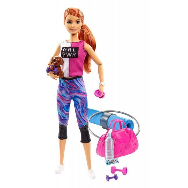 Mattel Barbie Zestaw Lalka Fitness Trening