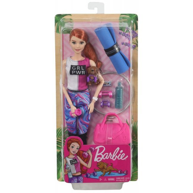 Mattel Barbie Zestaw Lalka Fitness Trening