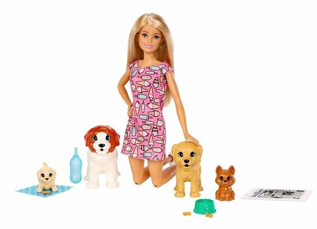 Mattel Barbie Zestaw Lalka Opiekunka Zwierząt