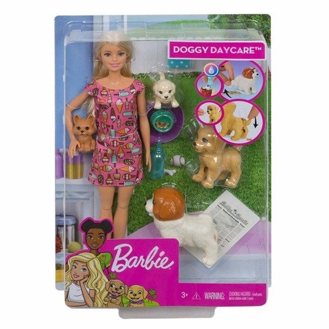 Mattel Barbie Zestaw Lalka Opiekunka Zwierząt