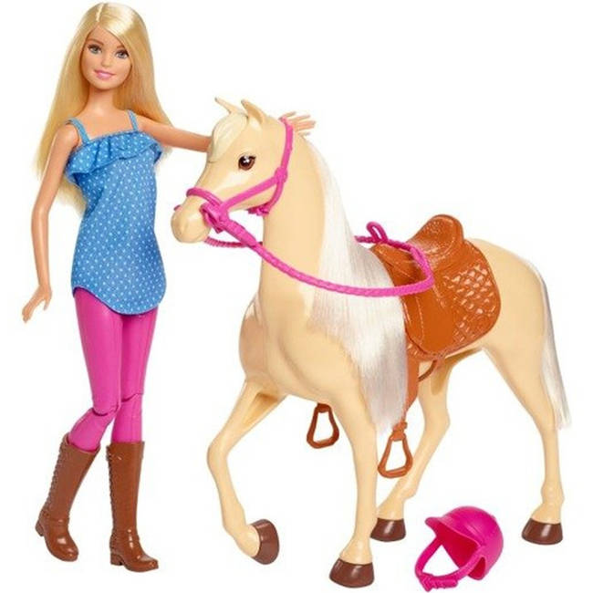 Mattel Barbie Zestaw Lalka z Koniem