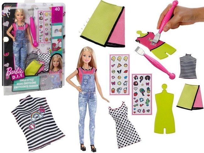Mattel Barbie Zrób To Sama Modne Naklejki Stylizacje
