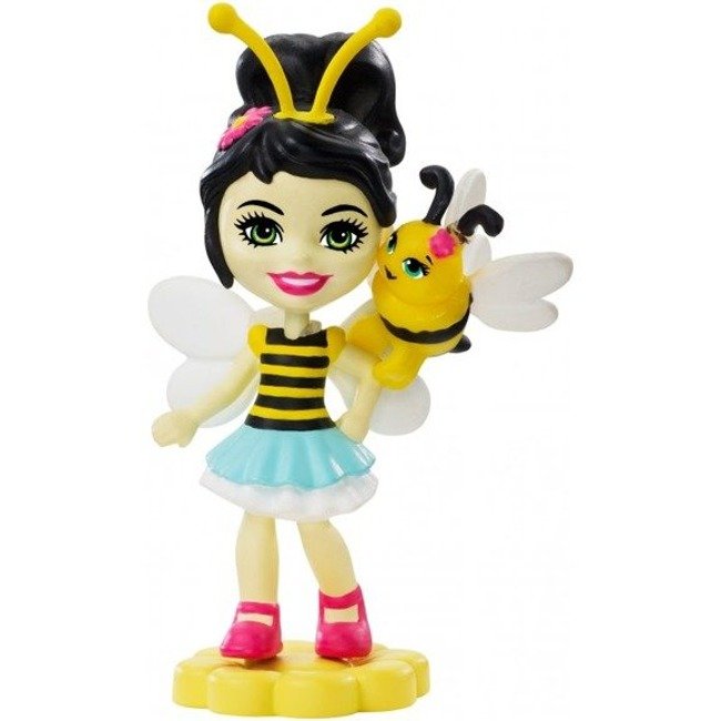 Mattel Enchantimals Kwitnący Ogród Zestaw Sypialnia Pszczółek Lalka Beetrice Bee i Pollen