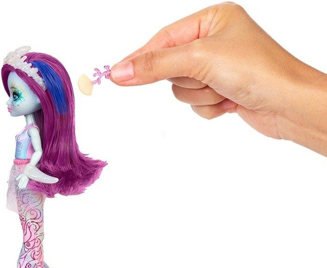 Mattel Enchantimals Zestaw Lalka z Magicznymi Włosami - Dolce Dolphin