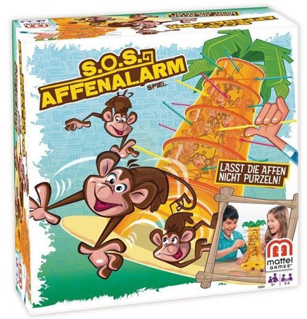 Mattel Gra Zręcznościowa Spadające Małpki