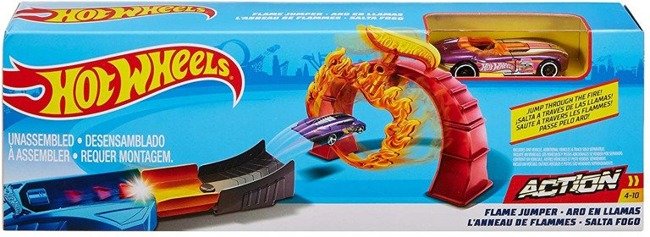 Mattel Hot Wheels Action Podstawowe Wyzwania Zestaw Torów - Płomienie