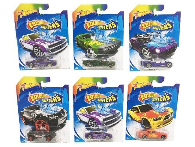 Mattel Hot Wheels Colour Shifters Autko Samochodzik Zmieniający Kolor