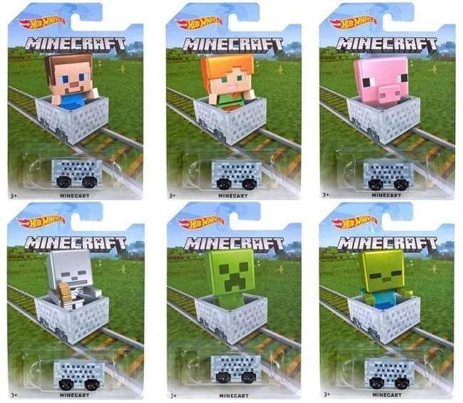 Mattel Hot Wheels Minecraft Autko Pojazd  Pig