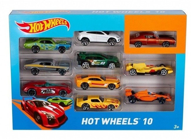 Mattel Hot Wheels Mini Kolekcja Samochodziki 10 Pak 1:64 