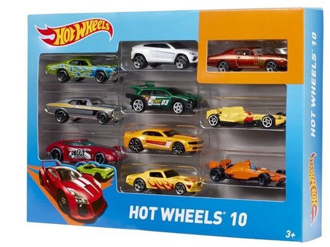 Mattel Hot Wheels Mini Kolekcja Samochodziki 10 Pak 1:64 