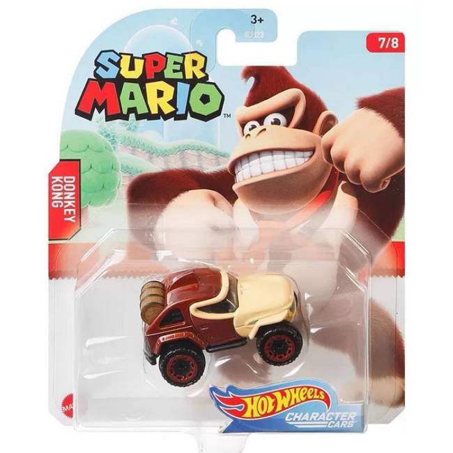 Mattel Hot Wheels Super Mario Autko Donkey Kong