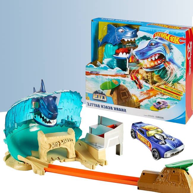 Mattel Hot Wheels Tor  City Shark Beach Battle