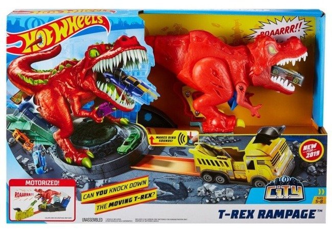 Hot Wheels City Zestaw Atak TRex sklep Dami Zabawki