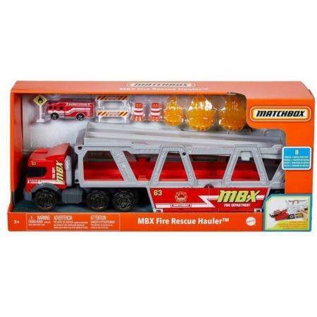Mattel Matchbox Transporter Wóz Strażacki