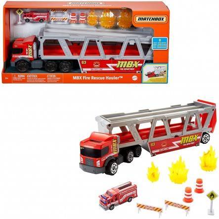 Mattel Matchbox Transporter Wóz Strażacki
