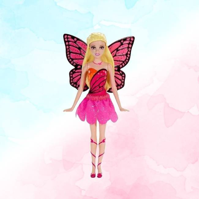 Mattel Mini Lalka Barbie Filmowe Księżniczki Bohaterki Mariposa