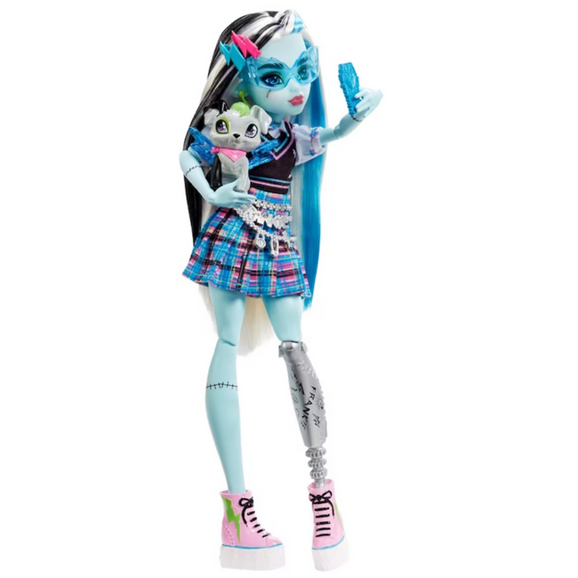 Mattel Monster High Frankie Stein Lalka Zwierzę 