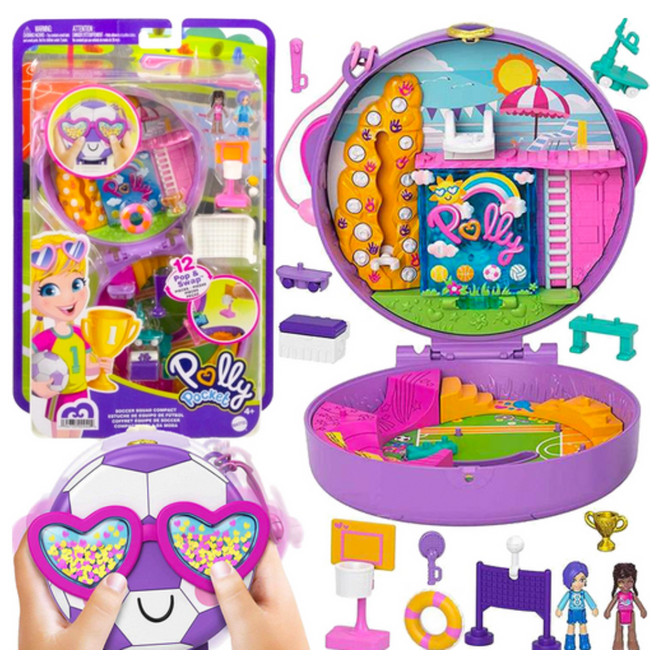 Mattel Polly Pocket Piłkarska Przygoda Zestaw Kompaktowy
