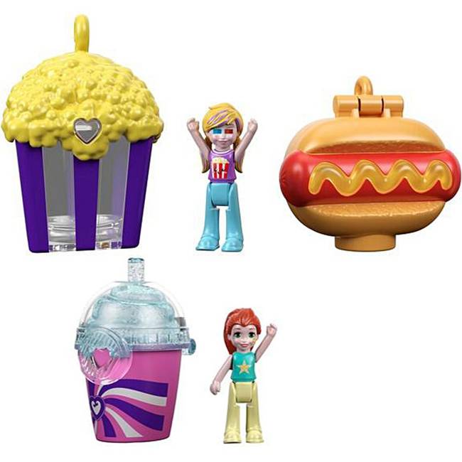 Mattel Polly Pocket Popcorn Zestaw Kinowy