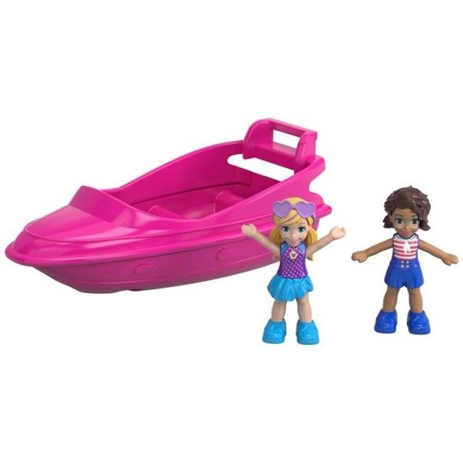 Mattel Polly Pocket Zestaw Ukryty Świat Plecaczek Zabawa na Plaży 
