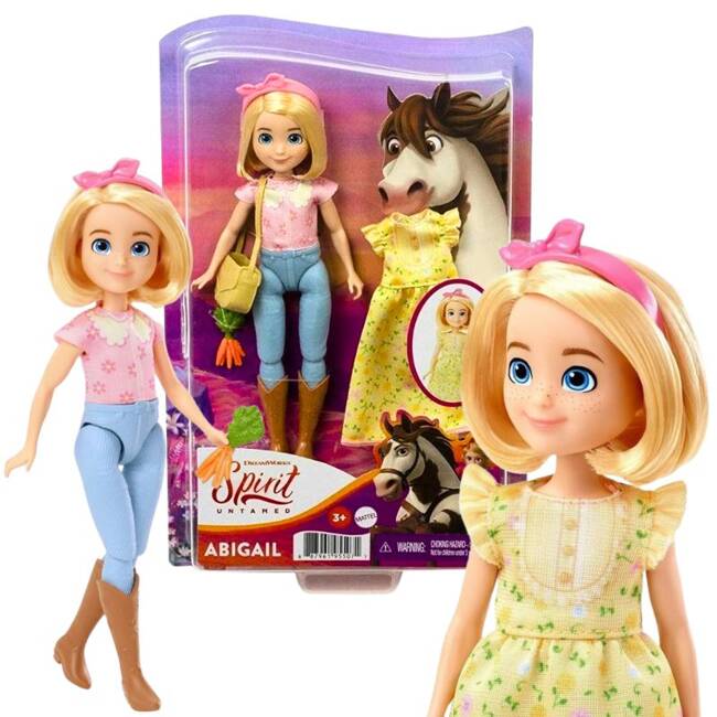 Mattel Spirit: Duch Wolności Lalka Abigail GXF19