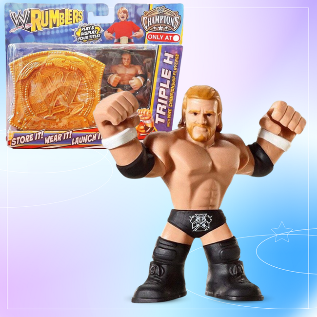 Mattel WWE Wrestling Figurka Triple H + Tytuł CHAMPIONSHIP