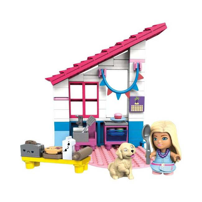 Mega Blocks Barbie Dom w Malibu GWR34 - Kreatywny Zestaw Klocków