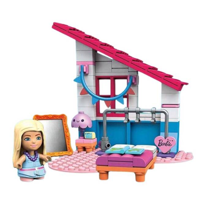 Mega Blocks Barbie Dom w Malibu GWR34 - Kreatywny Zestaw Klocków