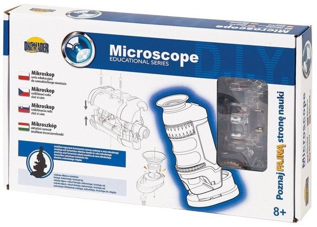 Mikroskop edukacyjny dla dzieci do samodzielnego montażu