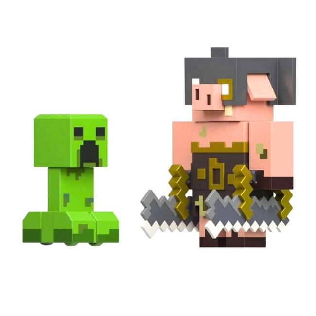 Minecraft Legends Creeper vs Piglin GYR98 GYR99