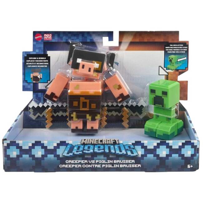 Minecraft Legends Creeper vs Piglin GYR98 GYR99