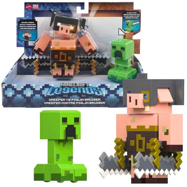 Minecraft Legends Creeper vs Piglin GYR98 GYR99