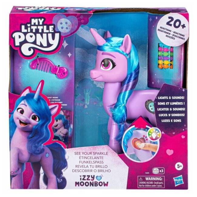 My Little Pony Figurka Izzy Moonbow Dźwięk F3870 - Świeci i Śpiewa!