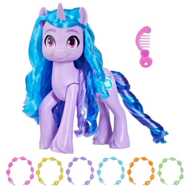 My Little Pony Figurka Izzy Moonbow Dźwięk F3870 - Świeci i Śpiewa!