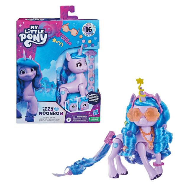 My Little Pony Izzy Moonbow Styl Dnia + 20 Akcesoriów Modowych F6343