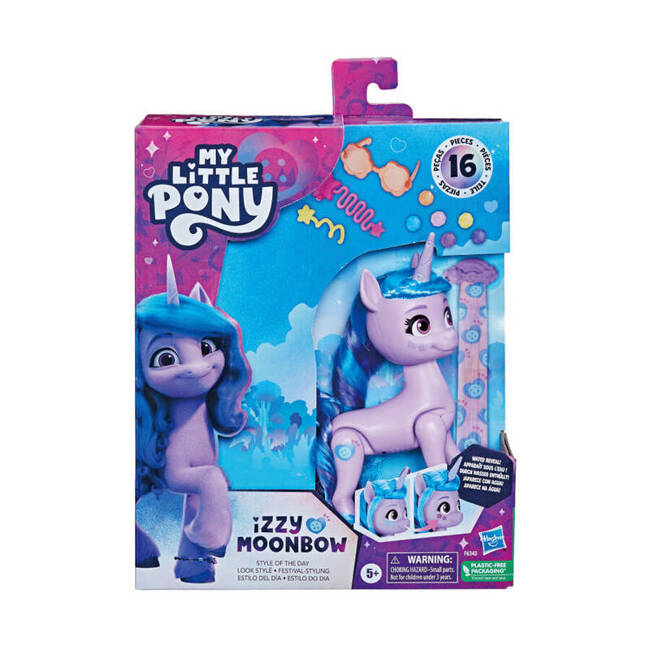 My Little Pony Izzy Moonbow Styl Dnia + 20 Akcesoriów Modowych F6343