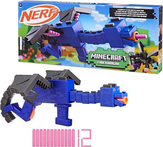 Nerf Ender Dragon - Wyrzutnia z Minecraft Strzałki Elite F7912