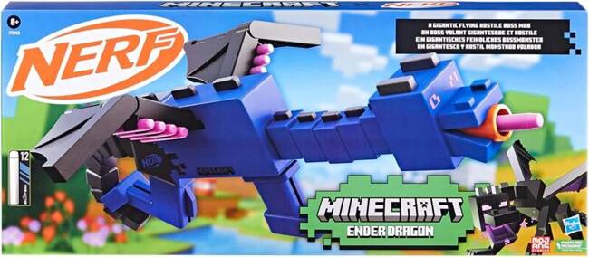 Nerf Ender Dragon - Wyrzutnia z Minecraft Strzałki Elite F7912