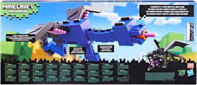 Nerf Ender Dragon - Wyrzutnia z Minecraft Strzałki Elite F7912