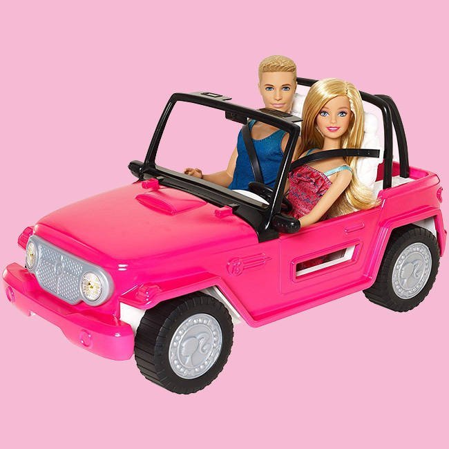 OUTLET Barbie Pojazd Dla Lalki Jeep Lalka 2pak Ken Barbie