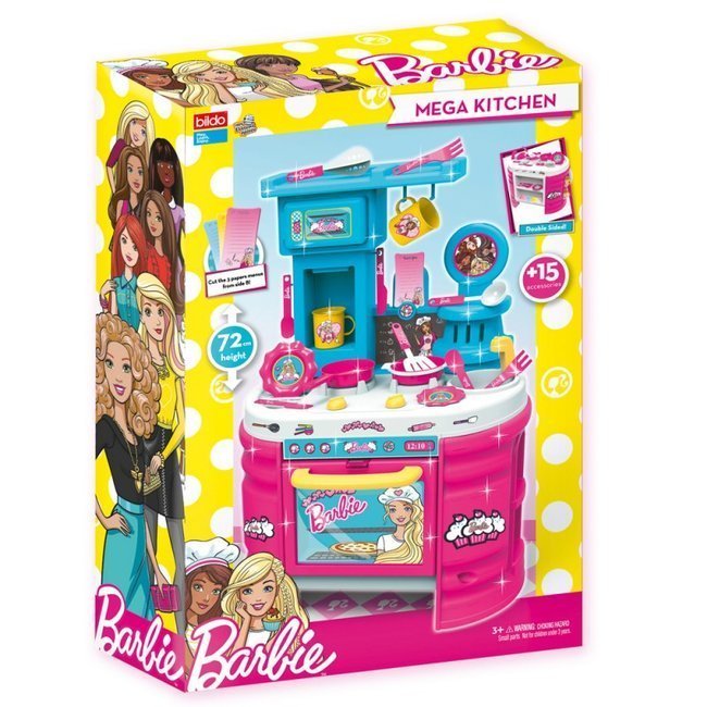 OUTLET Bildo Kuchnia Różowa Barbie + Akcesoria